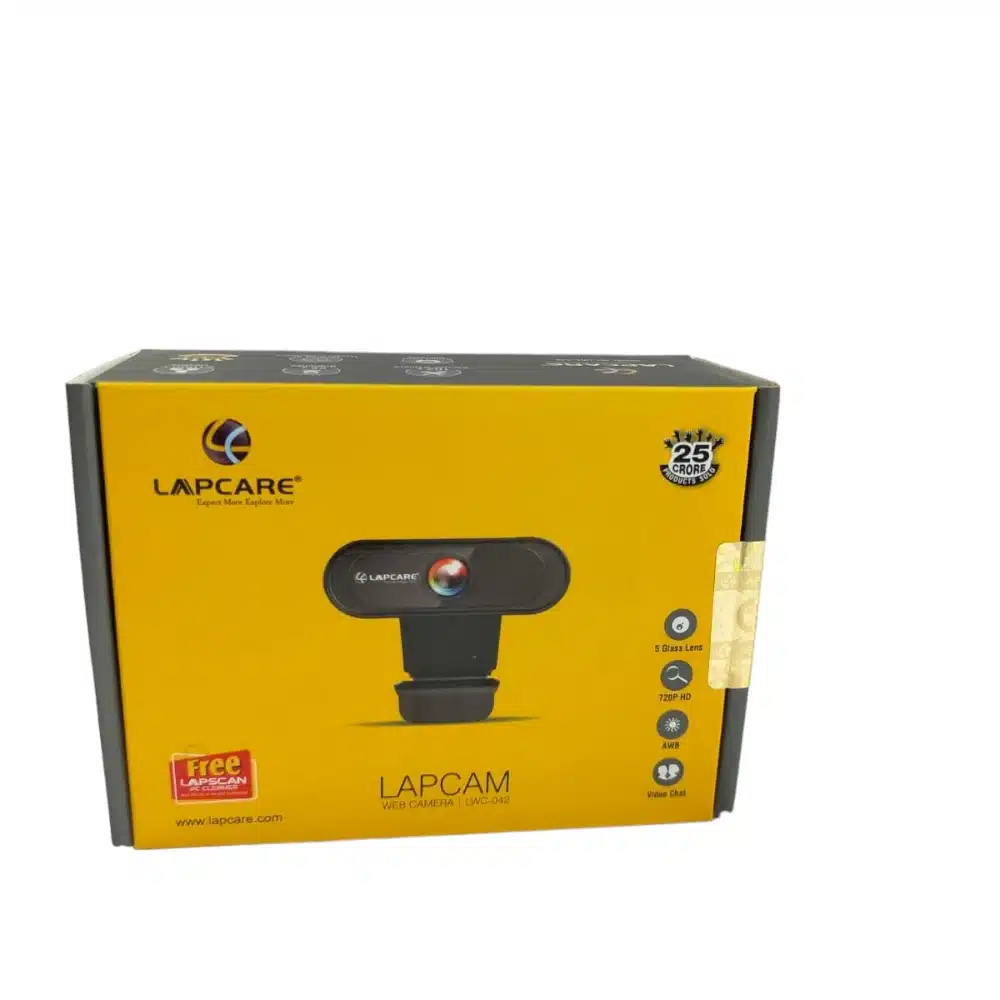 Lapcam 5MP HD Webcam with Noise Cancellation