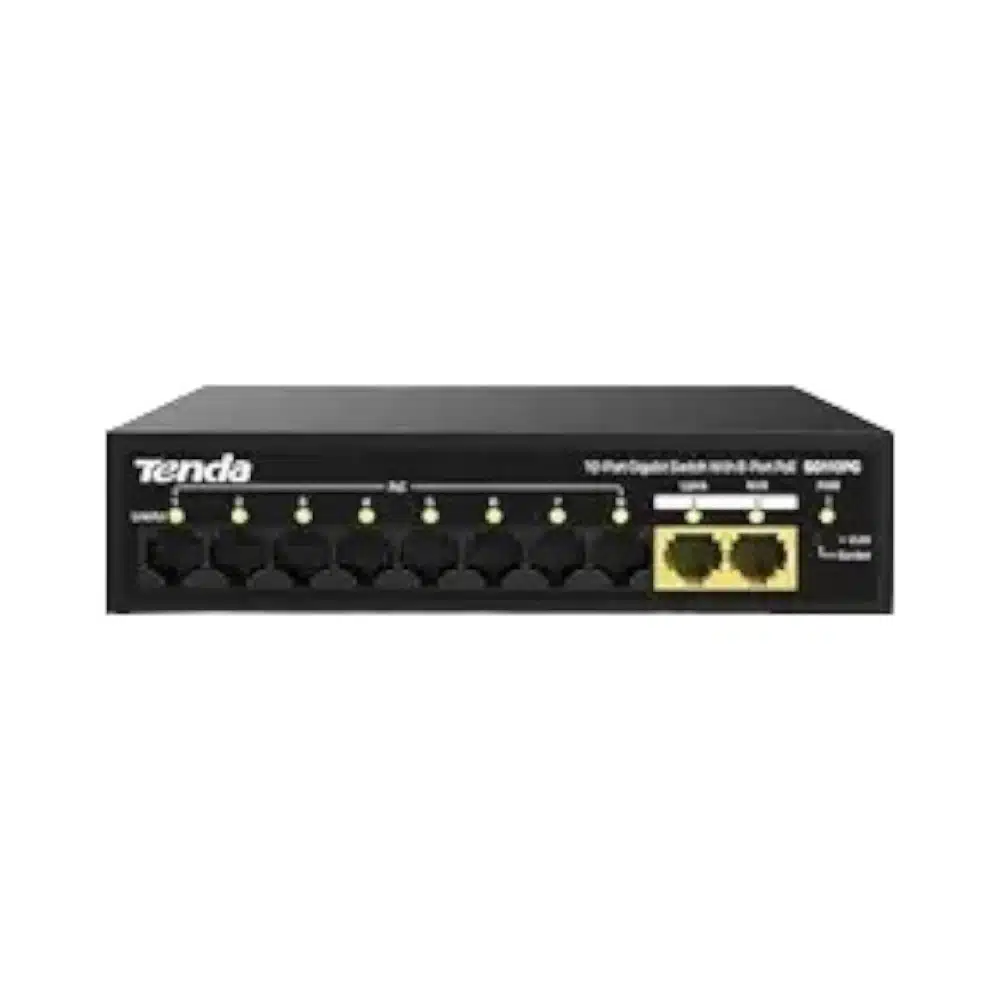 Tenda SG110PC 10-Port Gigabit Lite PoE Switch with 8-Port PoE
