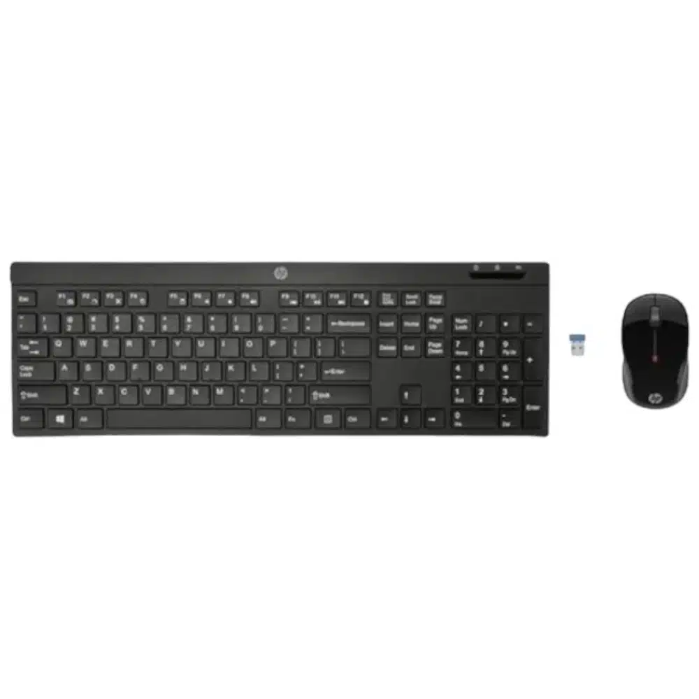 HP 200 Multimedia Wireless Keyboard & Mouse Combo Black