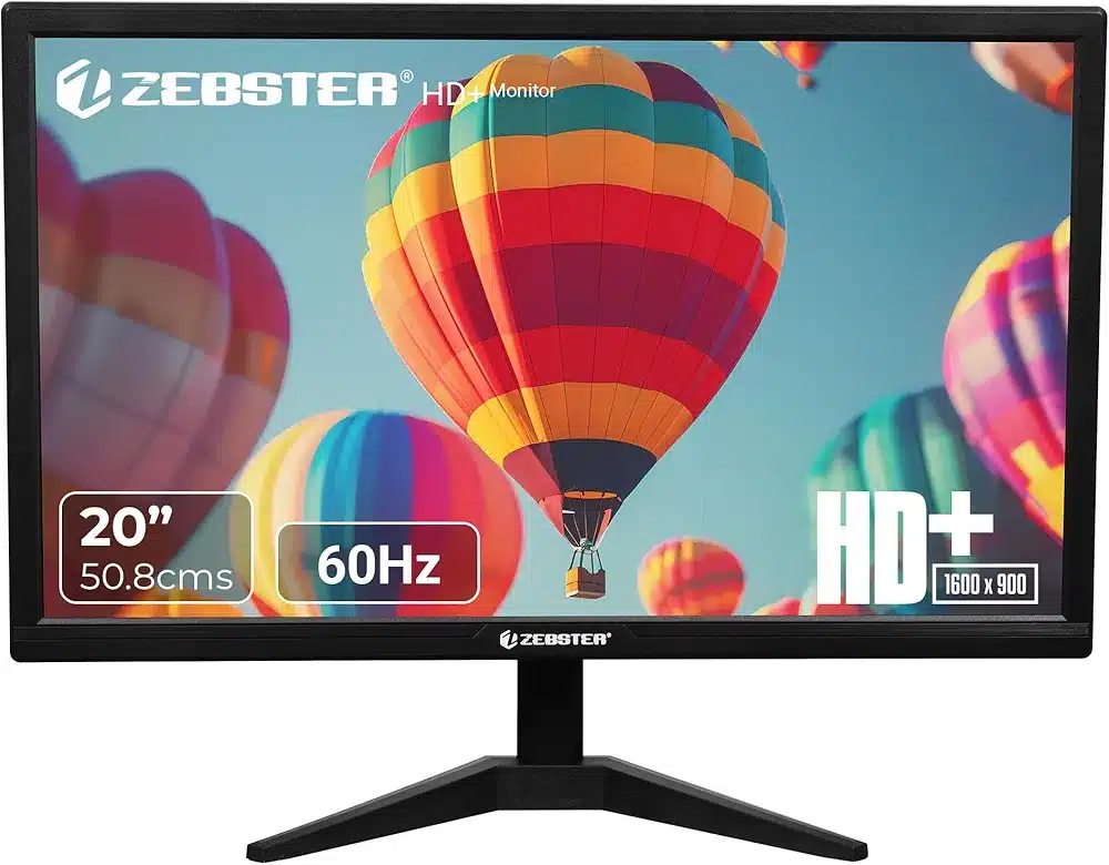 ZEBSTER GV120 20 Inch (50.8 cm) LED Monitor