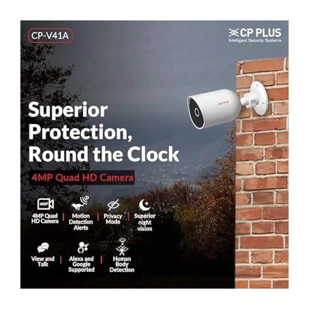 CP PLUS 4MP Bullet Wireless Security Camera – Ravi Computer