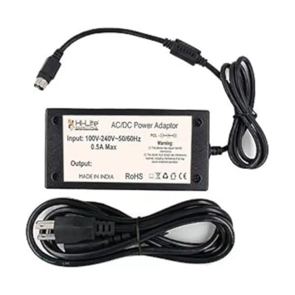 Hi-Lite Essentials 4Pin 12V 3A Power Adapter for Hikvision DVR