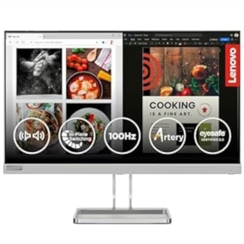 Lenovo L-Series 60.45cm (24 inch) FHD IPS Ultraslim Monitor
